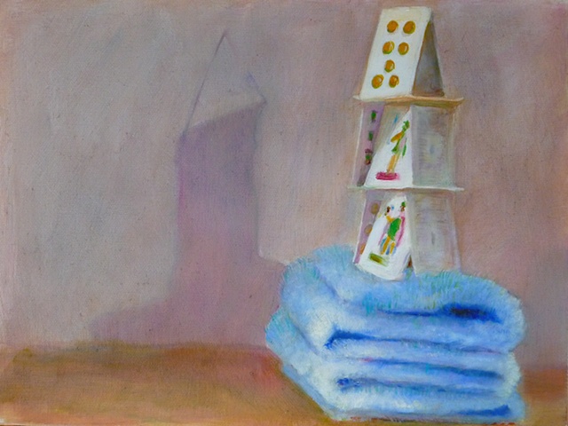 Balance III
or
Napoletan Cards on Blue Towel
