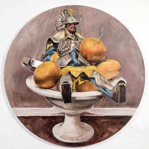 Paladino tra mandarini