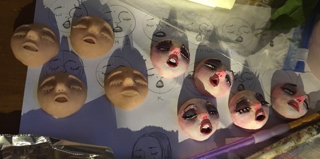Replacement Faces (in progress) for Untitled Harpy Project