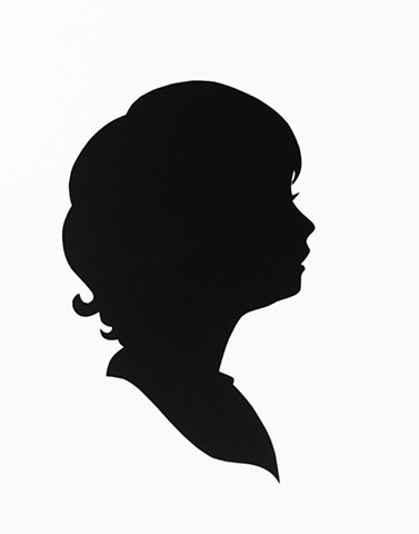 Traditional head silhouette