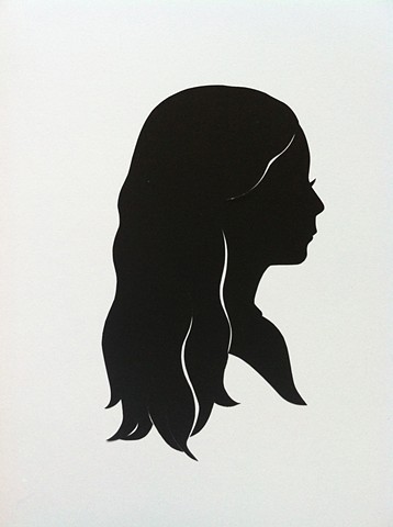 Traditional head silhouette