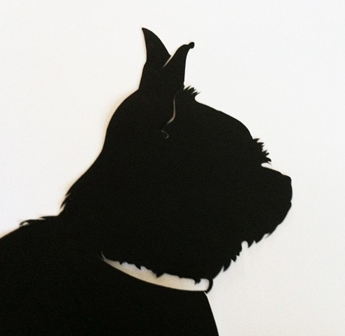 Dog silhouette