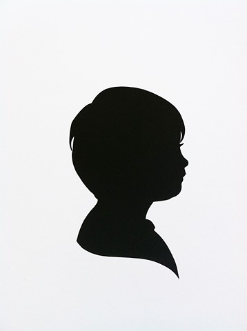 Traditional head silhouette