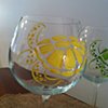 "Six Turtles" Wine Glasses