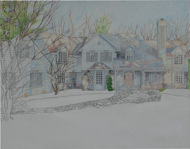 Unfinished House Drawing