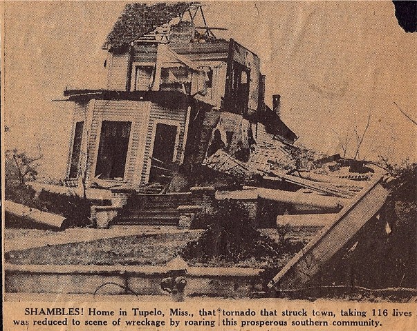 Shambles!! Tornado that struck, taking 116 lives.