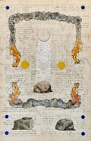 Spirit buds beneath the husk of stones (for Nerval) FIRE