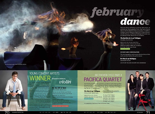 Pages from Krannert Center for the Performing Arts 2011-2012 Season Brochure