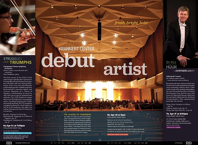 Pages from Krannert Center for the Performing Arts 2011-2012 Season Brochure