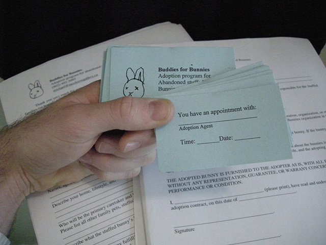 Buddies For Bunnies Appointment Cards