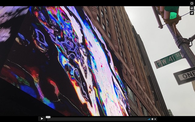 NYC Time Square ZAZ Corner Billboard Showcasing Snow Yunxue Fu, Avalanche, Recording Clip 3