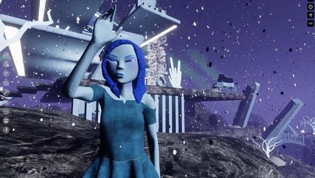 Trailer of Metaverse Home of Daughter ICE - Running Water Floating Island