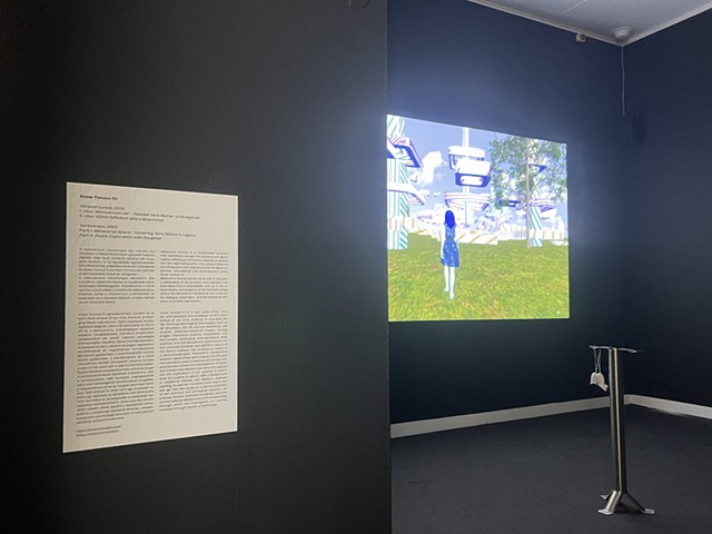 Installation View of Veraverses at Ludwig Museum
