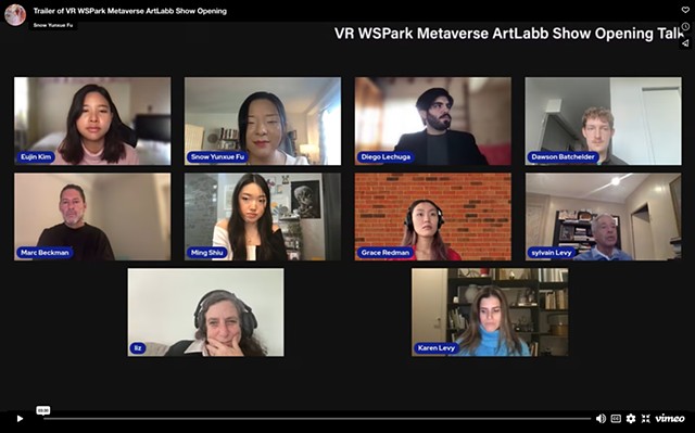 Trailer of VR WSPark Metaverse ArtLabb Show Opening
