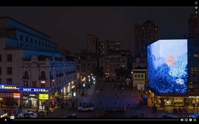 Snow Yunxue Fu’s Artist Intro of Two Public Artworks LED Displays by Poly Art in City Centers of China, 2022