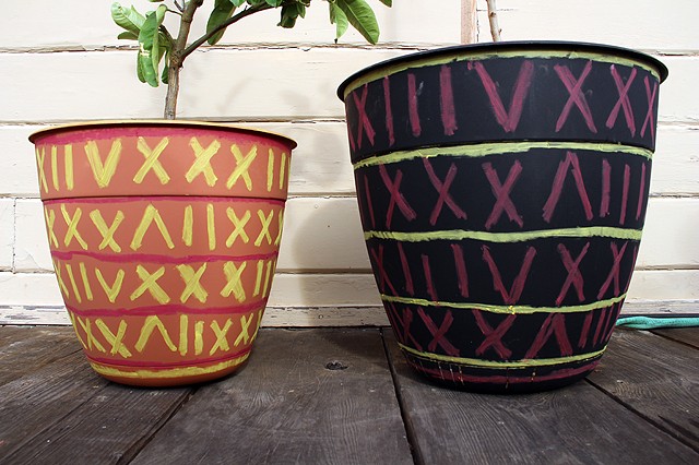 New Painted Pots