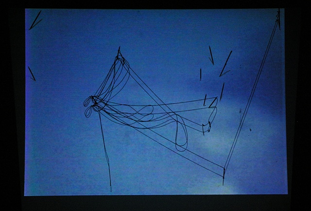 String Drawing (With Video Projection)