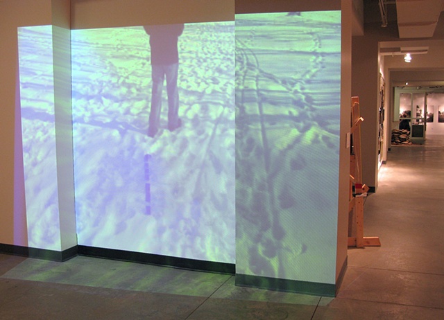 Workstation at the OSU Urban Art Space (Video Projection)