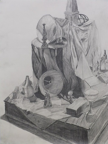 Jonathan Rieke, Full Tonal Still Life Exercise