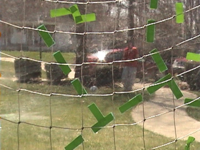 Dashed Line Tool in Use (Brothers in Front of Home)