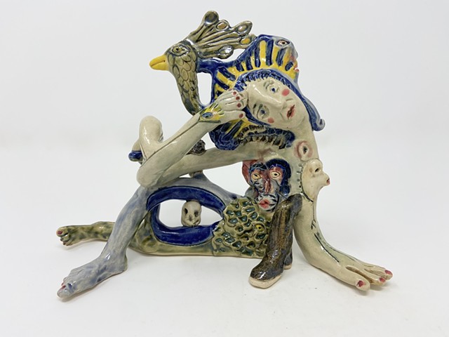Reclingin Peacock Lady