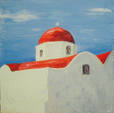Chapel with Red Dome