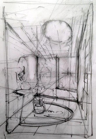 Sketch for composition 