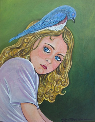 If the Bluebird of Happiness
(wants to build a nest on your head, let him)