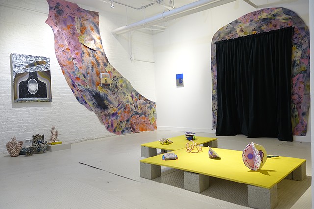 Installation view from group exhibition "There is No Band" @ Distillery Gallery, Boston, MA 

