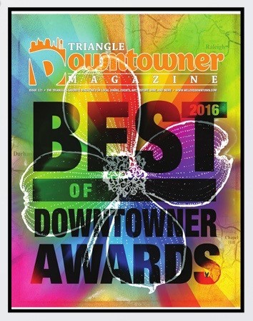 2016 Fine Artist Category, Raleigh Downtowner Magazine