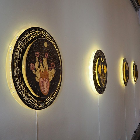 Installation view from Irma Freeman Center for the Imagination