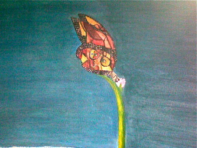 as a butterfly