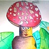 as a mushroom
