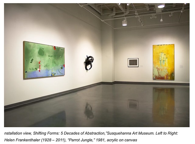 Five Decades of Abstraction - Philly Art Blog - Susquehanna Art Museum 