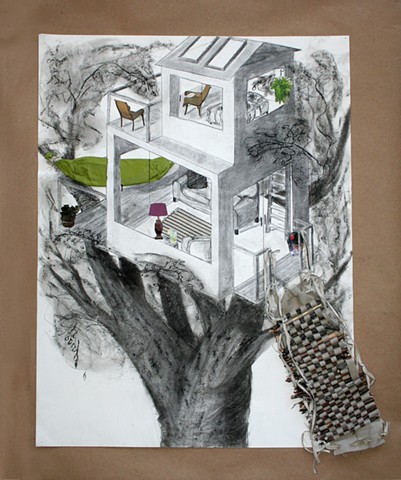 DRAWING II: Interior/Exterior with Mixed Media