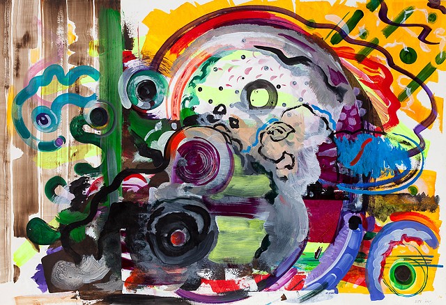 ride, 2015
acrylic on paper
41x29.5 inches
