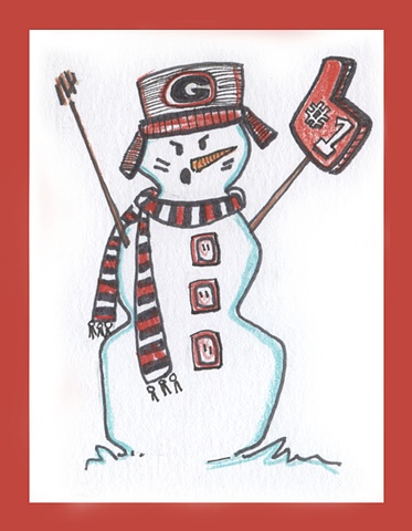 Georgia Snowman