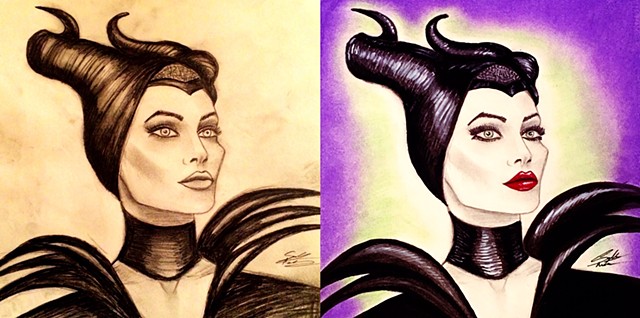 "Maleficant" before and after