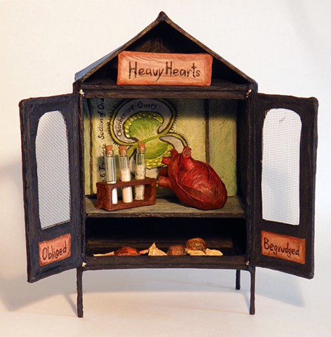 Reliquary for Heavy Hearts, open