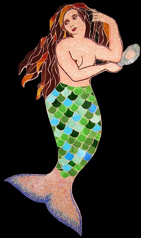 Mermaid mosaic