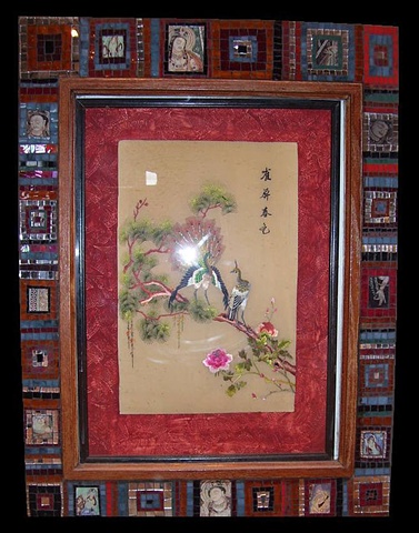 Asian Mosaic Frame
