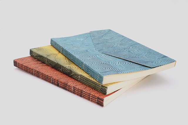 Pastepaper Longstitch bindings