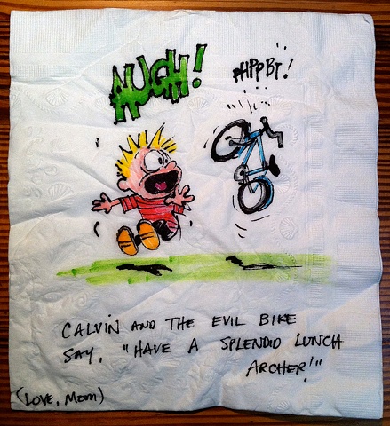 Calvin and Bike