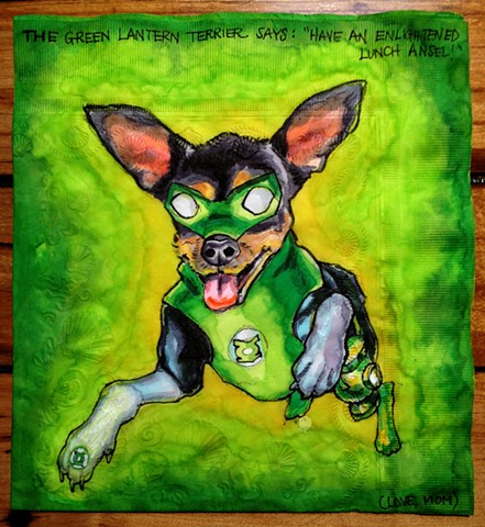 Green Lantern Toy Terrier