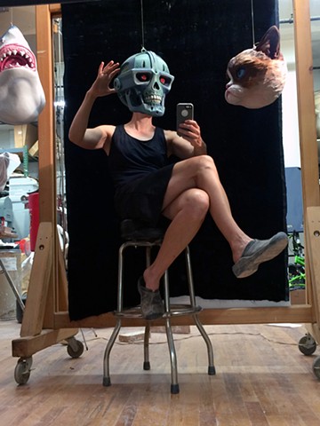 Popular Monsters Heads in the Studio
Robot Woman