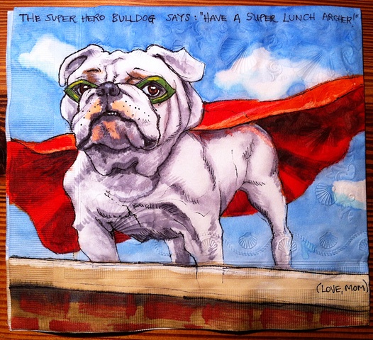 Super Hero Bulldog