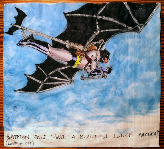 Batman in Glider