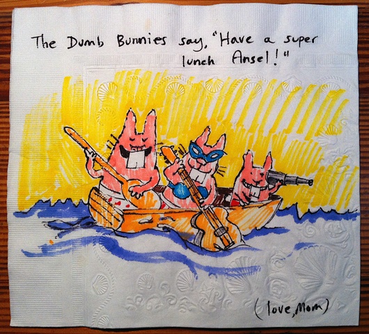 Dumb Bunnies in Boat