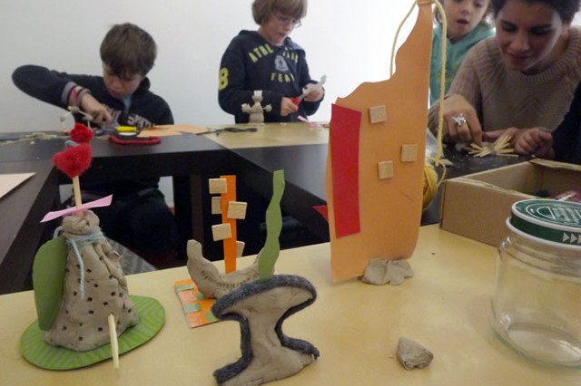Ateliers pour enfants, galerie Artem, Quimper