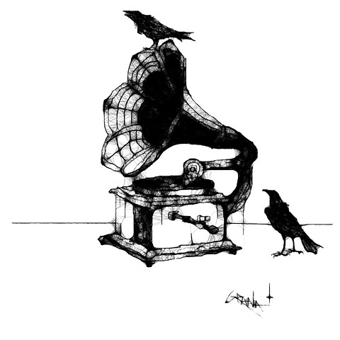 The Victrola with Ravens